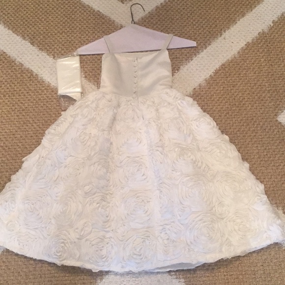 Ivory Flower girl Dress - Picture 2 of 4